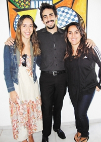 Cursam RI: Camila Soares (de Jundiaí), Orion Joss (Natal) e Catarina Cardoso (S. J. dos Campos)